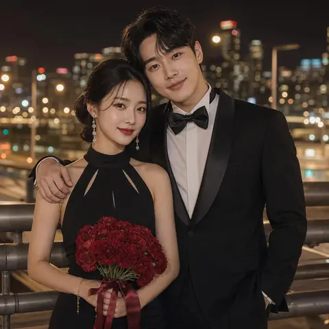 브릿지 야경 누아르
